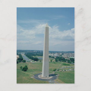 Das Washington Monument, gebaut 1848-85 Postkarte