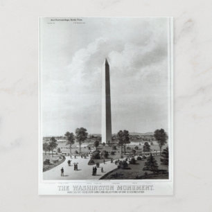 Das Washington Monument und die Umgebung Postkarte