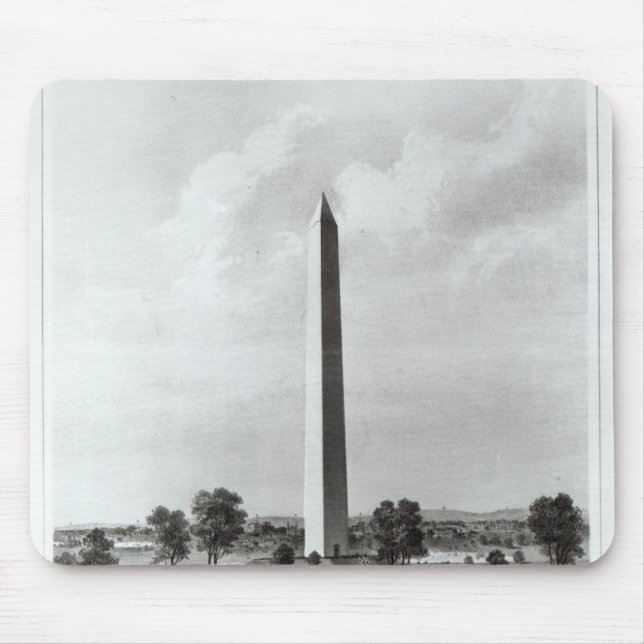 Das Washington-Monument und die Umgebungen Mousepad (Vorne)