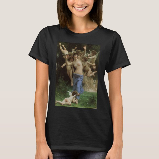 Das Wasp-Nest von William Adolphe Bouguereau T-Shirt (Vorderseite)
