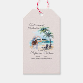 Das Wasser für Frauen im Ruhestand Geschenkanhänger