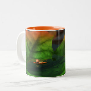 Das Wasser ist eine große Tasse