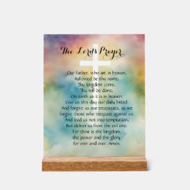 Das Wasserfarbenkreuz des Herrn Acrylschild