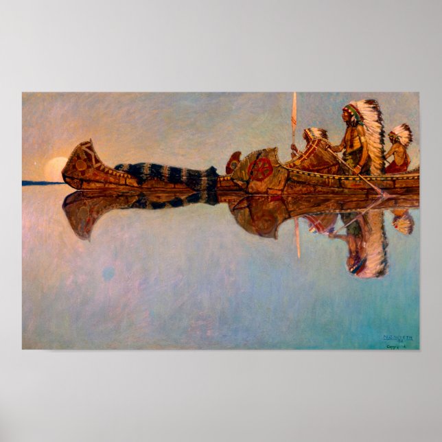 Das Wassergrab von Newell Convers Wyeth Poster (Vorne)