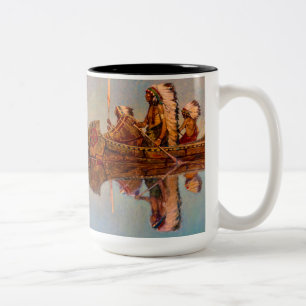 Das Wassergrab von Newell Convers Wyeth Zweifarbige Tasse