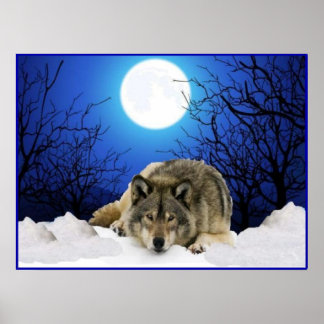 Das Watcher Wolf Poster