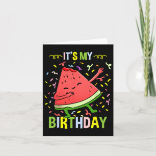 Das Watermelon von meinem Geburtstag Karte