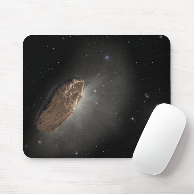 Das Wayward Interstellar Objekt Oumuamua. Mousepad (Mit Mouse)