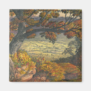 Das Weald von Kent, c.1827-28 (w/c u. Gouache auf Magnet