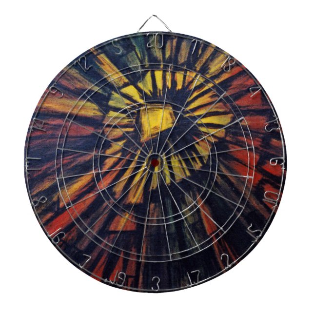 Das Web des Teufels Dartscheibe (vorne)
