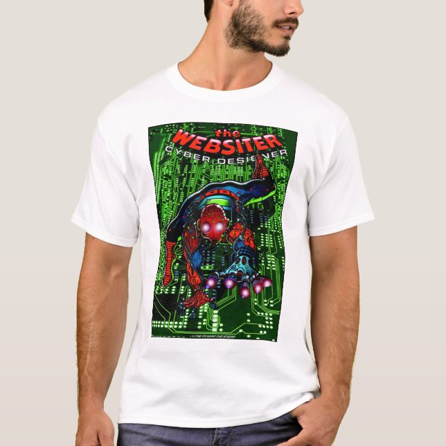Das Websiter - Cyber-Designer T-Shirt (Vorderseite)