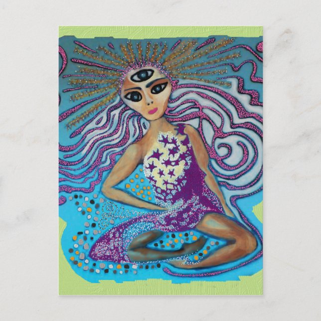 Das Wecken Postkarte (Vorderseite)