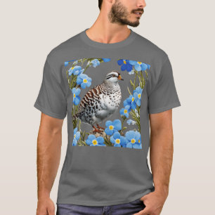 Das Weiden-Schneehuhn und Alaska Vergissmeinnicht T-Shirt