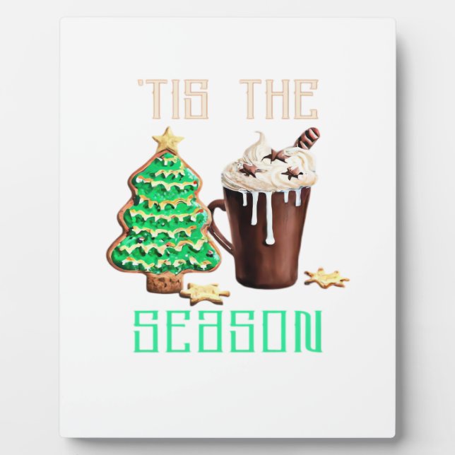 Das Weihnachten der Saison Fotoplatte (Vorderseite)