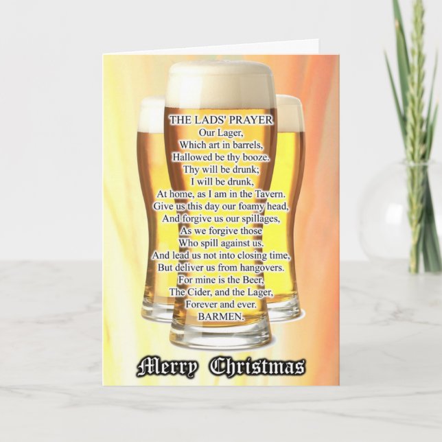 Das Weihnachten des jungen Mannes (Vorderseite)