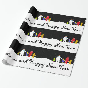 Das weihnachtliche Weihnachtswrapping Paper Geschenkpapier