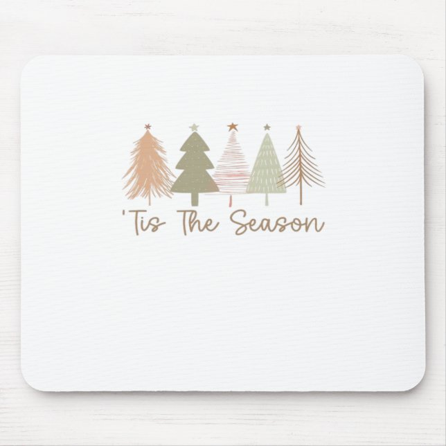 Das Weihnachtsbaum der Jahreszeit Whimsikale Weihn Mousepad (Vorne)