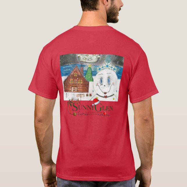 Das Weihnachtsfest 2024 im Glen-Shirt T-Shirt (Rückseite)