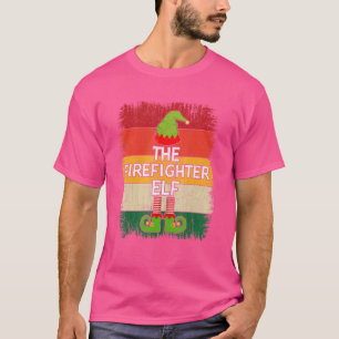 Das Weihnachtsfest des Feuerwehrmanns Elf Matching T-Shirt