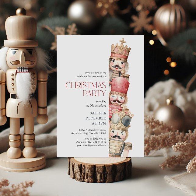 Das Weihnachtsfest des Peeking Nutcrackers - Party Einladung (Von Creator hochgeladen)