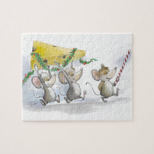 Das Weihnachtskäse-Puzzle Puzzle
