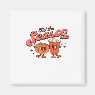 Das Weihnachtssaison Retro Halloween Party Vintag Magnet