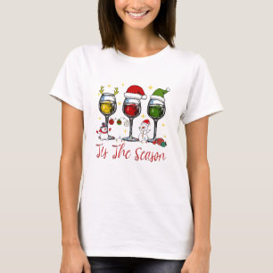 Das Weihnachtsweingetränk in der Saison T-Shirt
