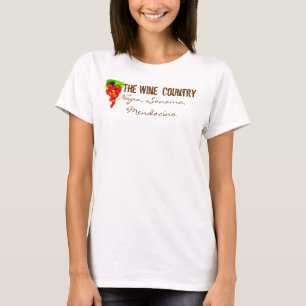 Das Wein-Land: Napa, Sonoma, Mendocino T-Shirt