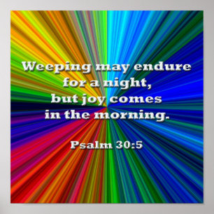 Das Weinen kann eine Nacht lang andauern. . . Poster