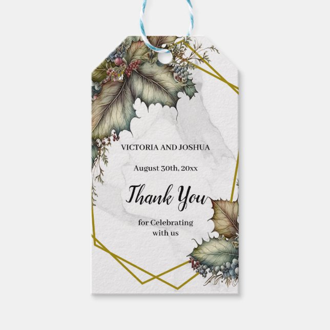 Das Weingut Geschenkanhänger (Vorderseite)