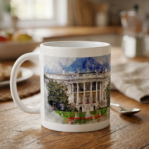Das Weiße Haus in Washington DC – Südliche Fassade Kaffeetasse