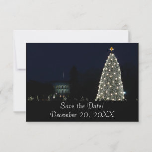 Das Weiße Haus und der Nationalbaum Save the Date