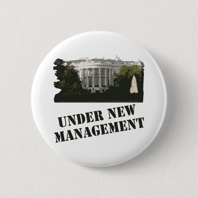 Das Weiße Haus: Unter neuem Management Button (Vorderseite)