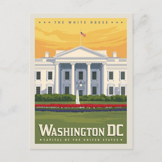 Das Weiße Haus | Washington, D.C. Postkarte (Vorderseite)