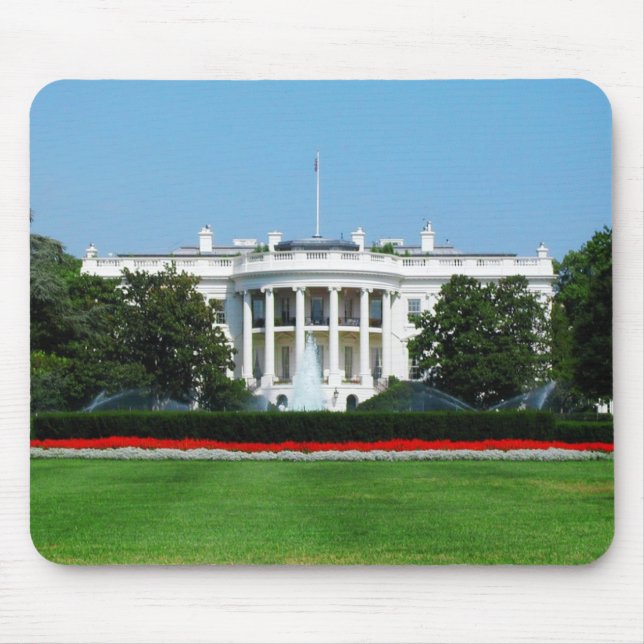 Das Weiße Haus, Washington DC Mousepad (Vorne)