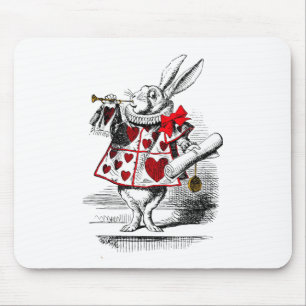 Das weiße Kaninchen Mousepad
