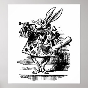 Das weiße Kaninchen Poster