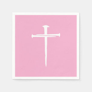 Das Weiße Kreuz der drei Nägel Christlich Serviette