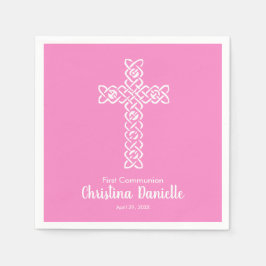 Das Weiße Kreuz-Feigenmädchen Serviette