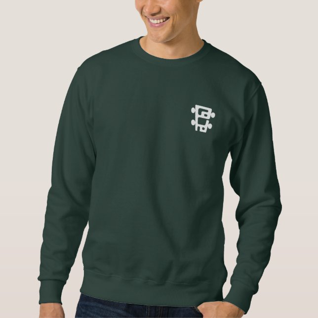 Das weiße Logo PoHo Sweatshirt (Vorderseite)