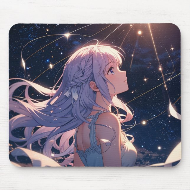 Das weiße Mädchen Mousepad (Vorne)