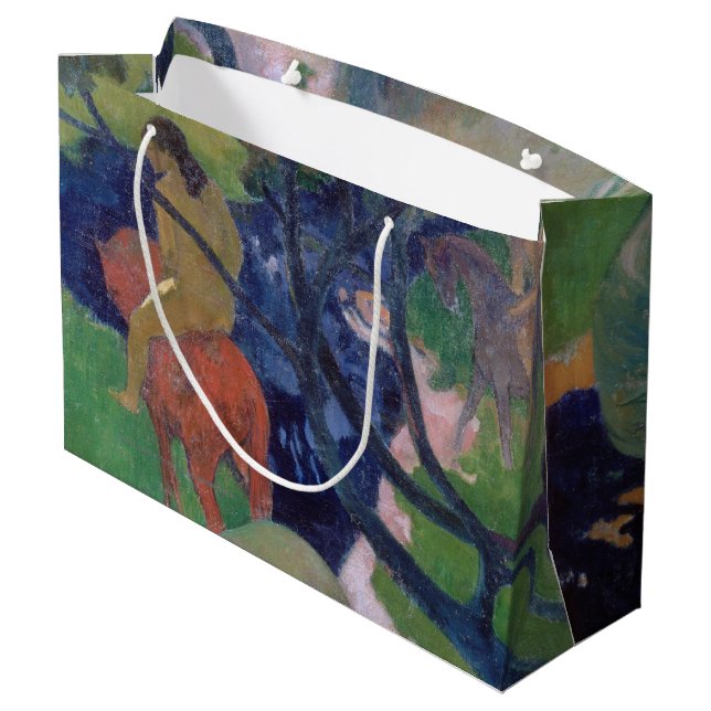 Das Weiße Pferd, Gauguin Große Geschenktüte (Rückseite Schrägansicht)