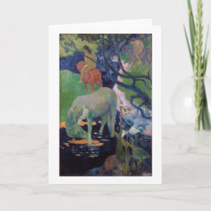 Das weiße Pferd, Gauguin Karte