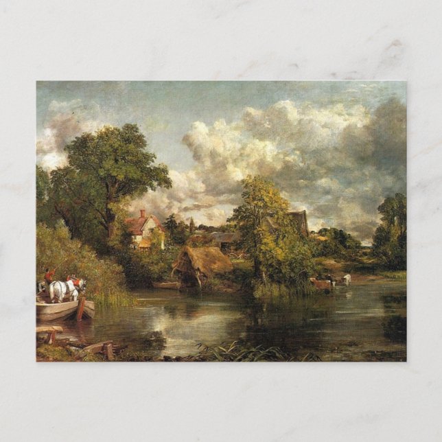 Das Weiße Pferd von John Constable, Postkarte (Vorderseite)