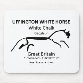 Das weiße Pferd von Uffington Mousepad