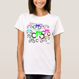 Das weiße Spanisch der Ciclovial Familien-Frauen T-Shirt