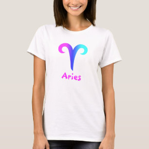 Das weiße T-Shirt der Widderfrauen