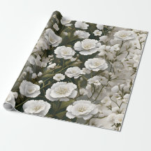 Das weiße weiche Blumenmuster-Design