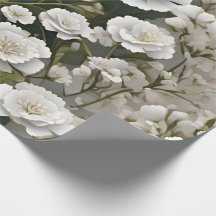 Das weiße weiche Blumenmuster-Design