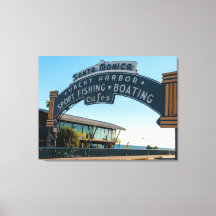 Das weltberühmte Santa Monica Pier-Schild